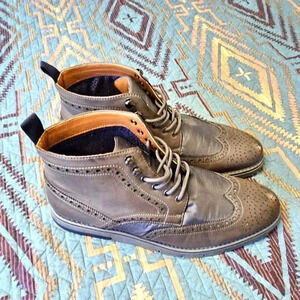 Steve‎ Madden Botine wingtip boots.